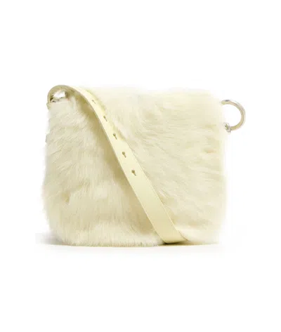 Burberry Fur Knight Handbag In Sherbet