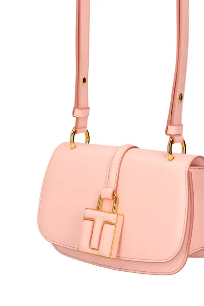 Tom Ford Mini Flap Shoulder Bag In Pink