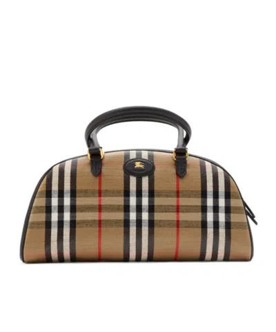 Burberry Highlands Bowling Bag In Neutral