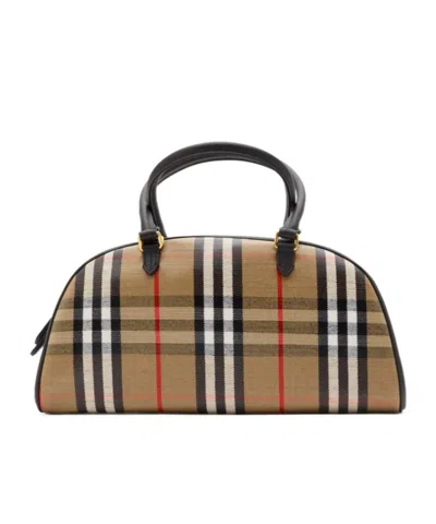 Burberry Highlands Bowling Bag In Neutral