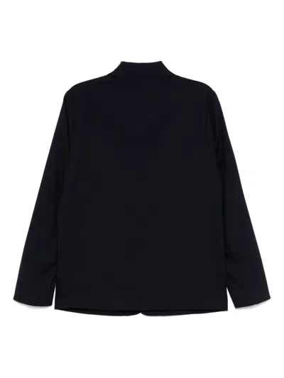 Paul Smith Black Two-way Stretch Work Jacket In Blue