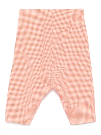 Forme D'expression Gingham Check Pattern Pants In Red