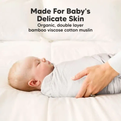 Keababies Lumi Muslin Swaddle Blankets In Nimbus