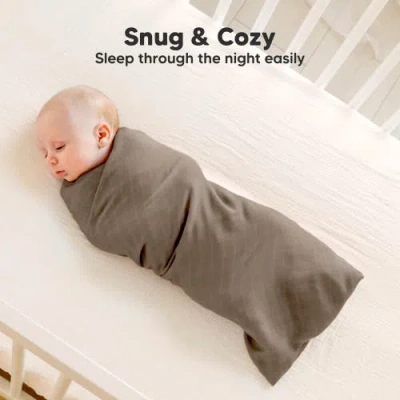 Keababies Lumi Muslin Swaddle Blankets In Nimbus