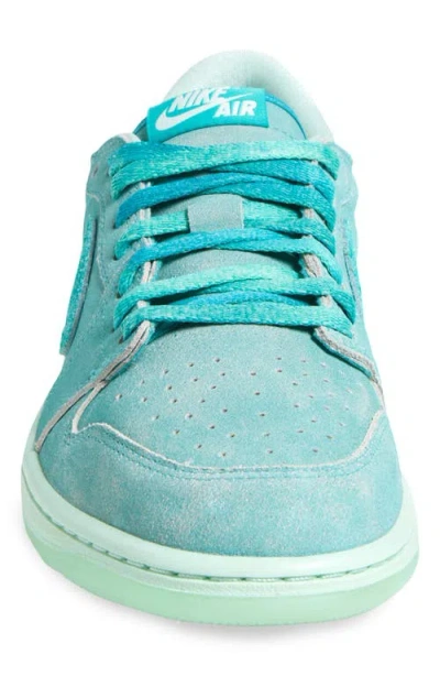Jordan Air  1 Retro Low Sneaker In Washed Teal/teal/igloo