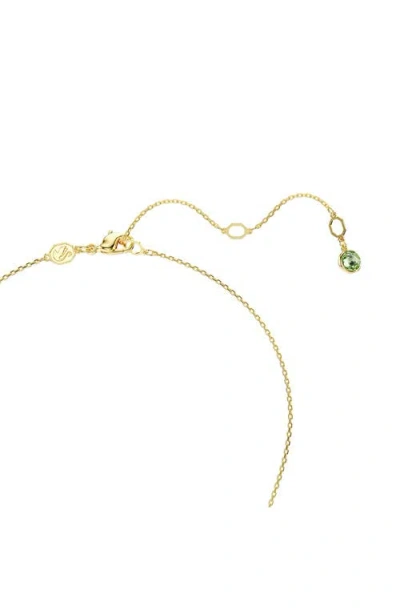 Swarovski Chroma Cushion Cut Multicolored Gold-tone Plated Pendant ...