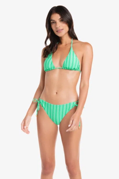 Helen Jon String Bikini Top In Nautical Weave