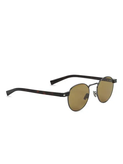 Saint Laurent Sunglasses Sl 707 In Ruthenium Havana Brow