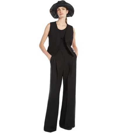 Max Mara Weekend Multic Black Top In Black