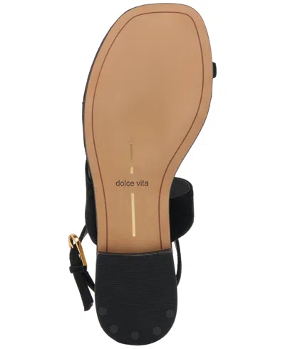 Dolce Vita Women's Earla Sandals In Onyx Suede