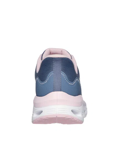 Skechers Hands Free Slip-ins Glide-step Sole Womens Slip-on Walking Shoes In Blue