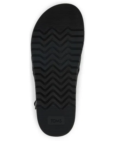 Toms Women's Marin Strap Sandal Heavy Canvas In Black,black Heavy Canvas
