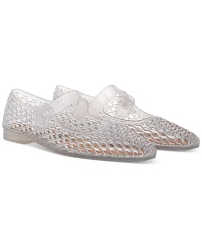 Sam Edelman Michaela Mary Jane Jelly Flats In Clear
