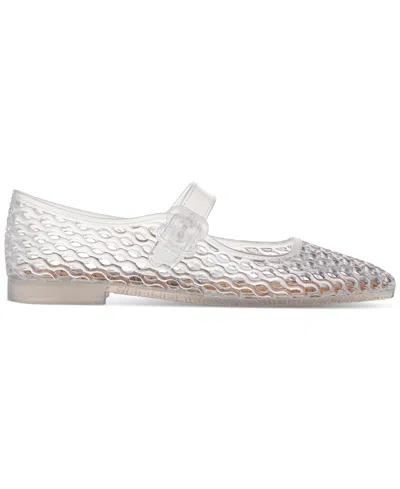 Sam Edelman Michaela Mary Jane Jelly Flats In Clear