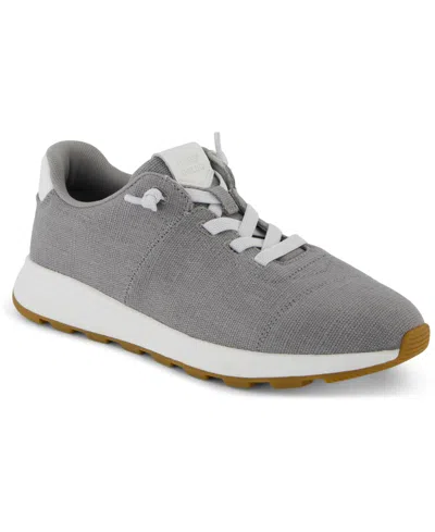 Toms Women's Trvl Lite Cabrillo Lace-up Sneakers In Drizzle Gray Heritage Canvas