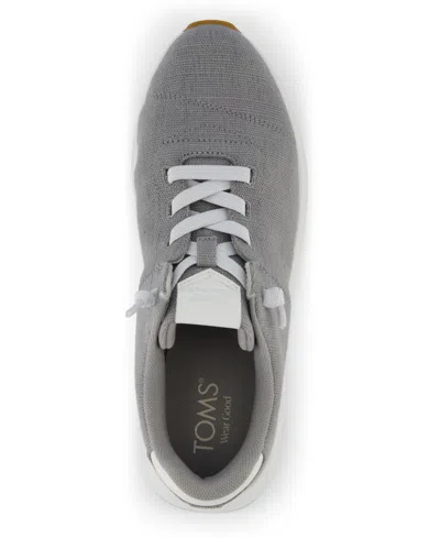 Toms Women's Trvl Lite Cabrillo Lace-up Sneakers In Drizzle Gray Heritage Canvas