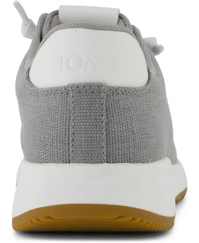 Toms Women's Trvl Lite Cabrillo Lace-up Sneakers In Drizzle Gray Heritage Canvas