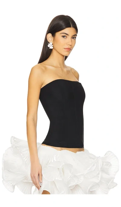 Selezza London Beatrix Corset In Midnight Black