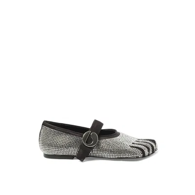 Coperni Black Slip On Ballet Flats In Black