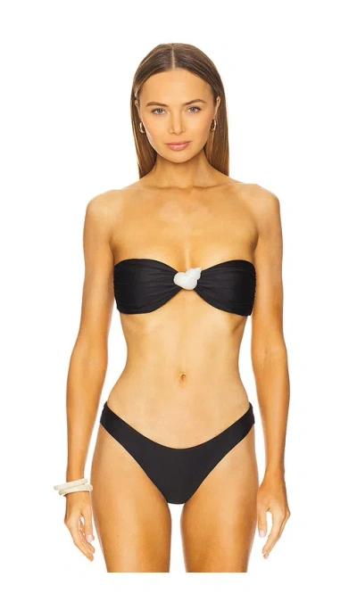 L*space X Revolve Luminescent Bikini Top In Black