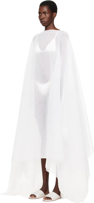 Lii Ssense Exclusive Bridal Capsule Cape Veil In White