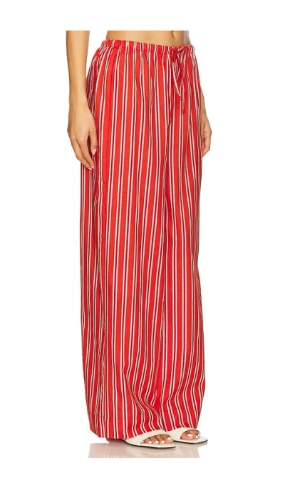 Weworewhat Tie Waist Pant In Brown