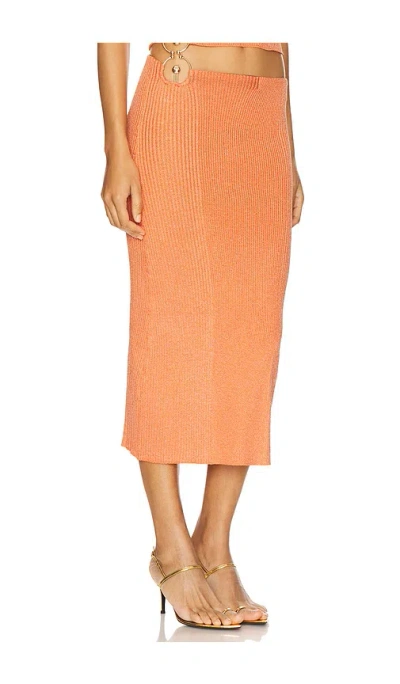 Osis Studio Lux Skirt In Pink