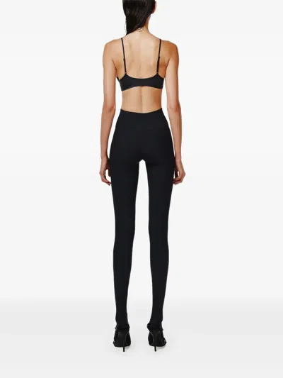 Annafoxy Panelled-design Tights In Black