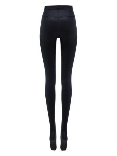 Annafoxy Panelled-design Tights In Black