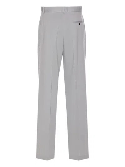 Circolo 1901 Regular Fit Trousers Button Detail In Grey