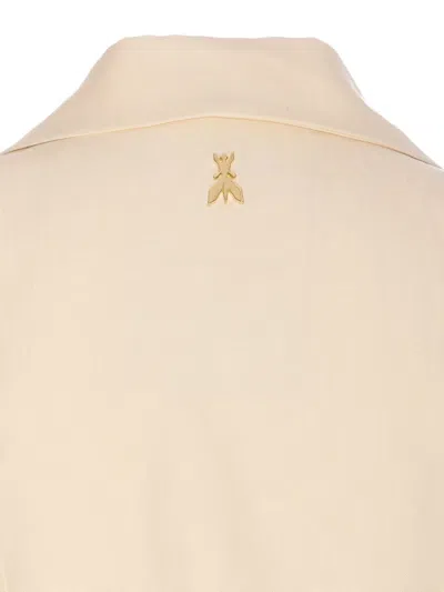 Patrizia Pepe Ivory Vest With Frontal Buttons Closure In Neutrals