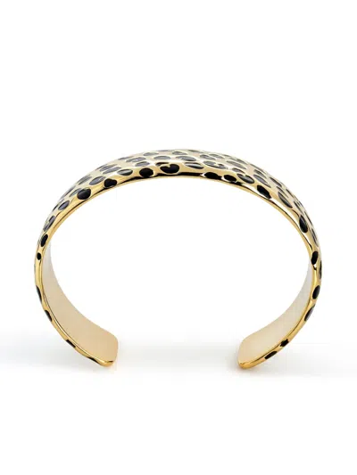 Kenneth Jay Lane Embellished-spots Bracelet In Gold