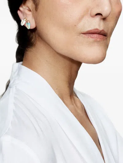 SCARAB 18K黄金多矿石迷你 SCARAB 耳钉