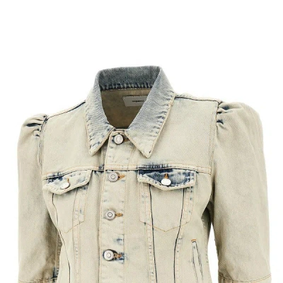 Coperni Denim Slim Fit Jacket In Grey