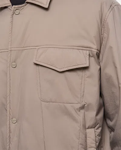 Herno Versatile Gray Jacket With Button Closure In Gray