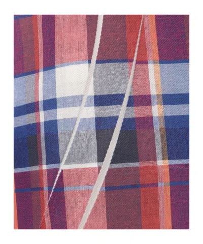 Comme Des Garçons Checked Shorts In Multi