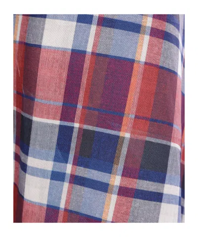 Comme Des Garçons Checked Shorts In Multi