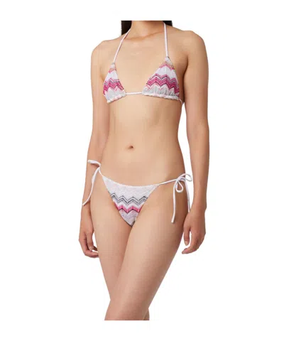 Missoni Triangle Bikini Set In Multi