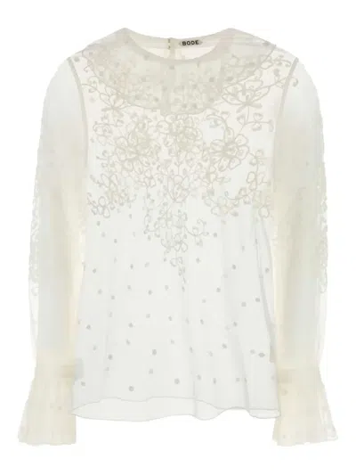 Bode Thom Browne Rwb Pocket T-shirt In White