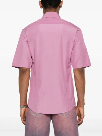Martine Rose Cotton Poplin Shirt In Pink