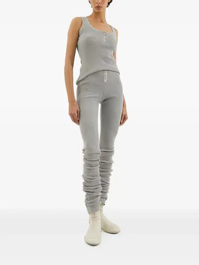 1989 Studio Stretch Fabric Waffle Leggings In Grey