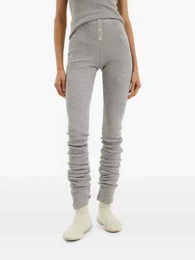 1989 Studio Stretch Fabric Waffle Leggings In Grey