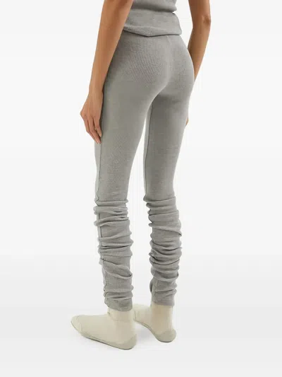 1989 Studio Stretch Fabric Waffle Leggings In Grey