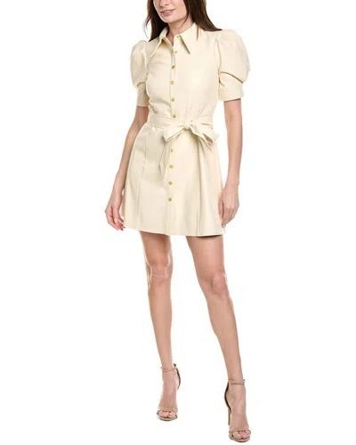 Flora Bea Nyc Neir Mini Dress In White