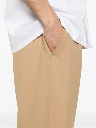 Marni Tapered-leg Elasticated-waist Trousers In Nude