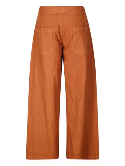 Labo Art Snake Trousers In Brown