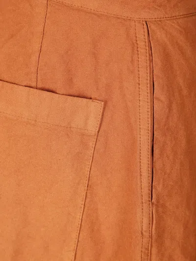 Labo Art Snake Trousers In Brown