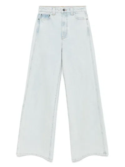 Khaite Blue Dane Stretch Jeans In White