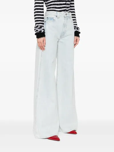 Khaite Blue Dane Stretch Jeans In White
