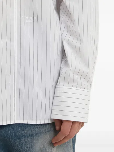 1989 Studio Striped Long Sleeves Shirt In White